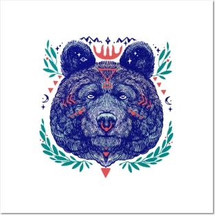 Bear animal spirit Posters and Art